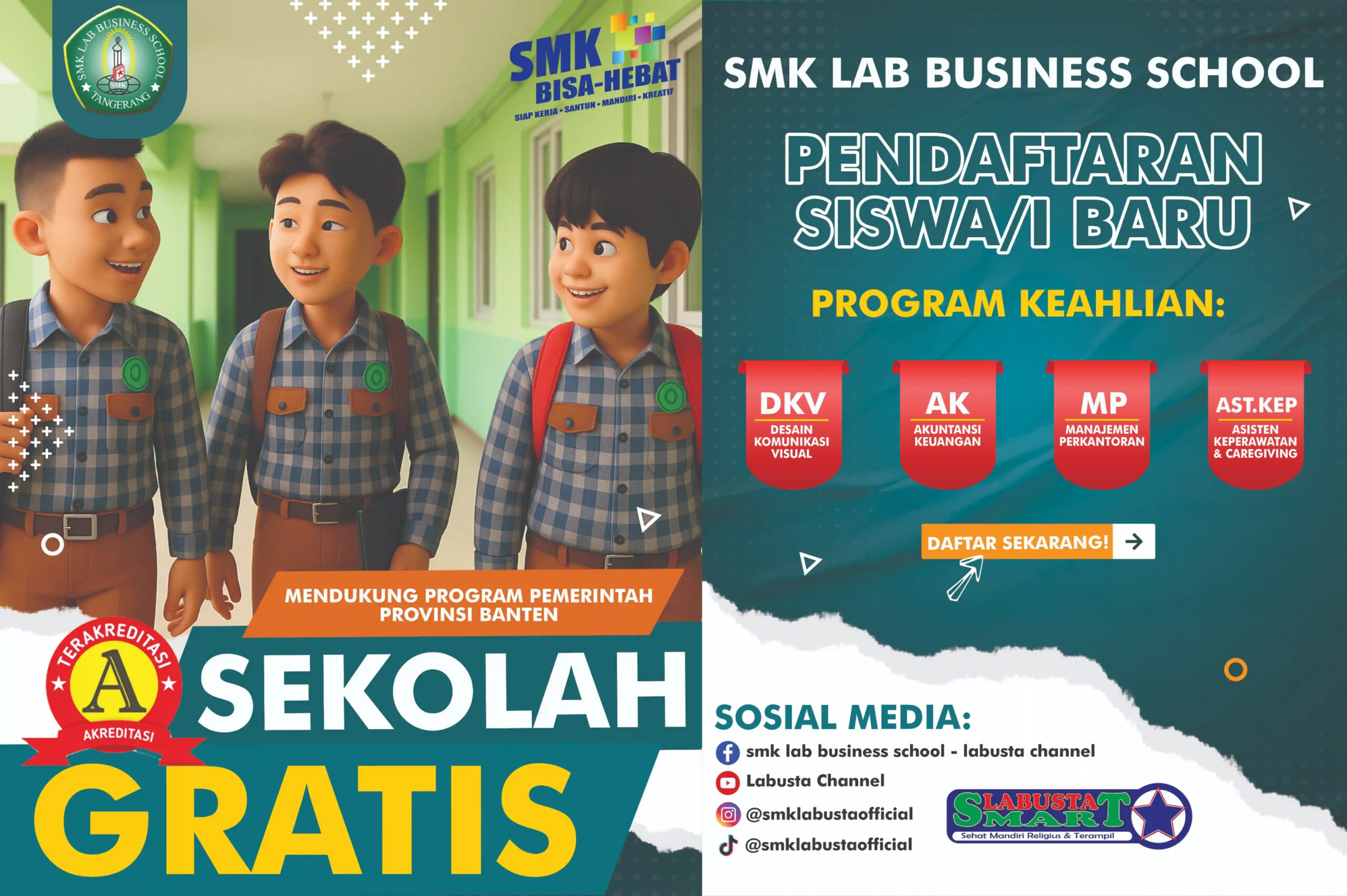 Program Sekolah Gratis SMK Labusta Tahun Pelajaran 2025/2026